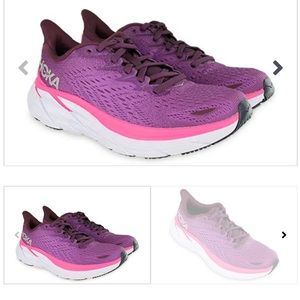 HOKA Clifton 8 - 7.5 running shoes - like new